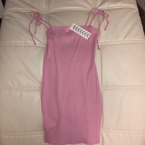 Urban outfitters pink body con dress